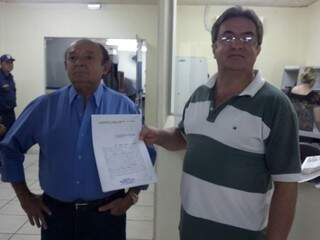 Os pecuaristas Raimundo Nonato de Carvalho e Luiz Pedro Guimarães protocolaram o pedido nesta manhã.
