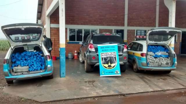 Traficante foge e abandona ve&iacute;culo com 470Kg de maconha na MS-270