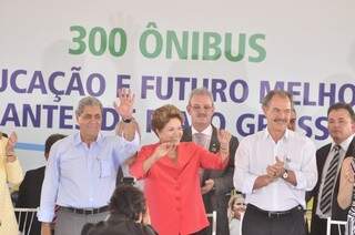 Dilma confessa que se encantou com belezas de Bonito (Foto: João Garrigó)