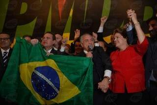 Michel Temer e Dilma conseguiram os votos da maior parte do PMDB em MS (Foto: Agência Brasil)