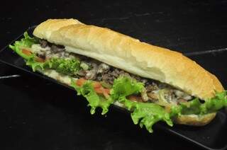 “Submarine Sandwich”, um dos lanches mais populares no EUA (Foto: João Garrigó)