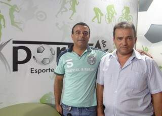 O treinador Ney César, com o presidente Joaquim Soares, está de volta ao comando do Ubiratan (Foto: Divulgação)