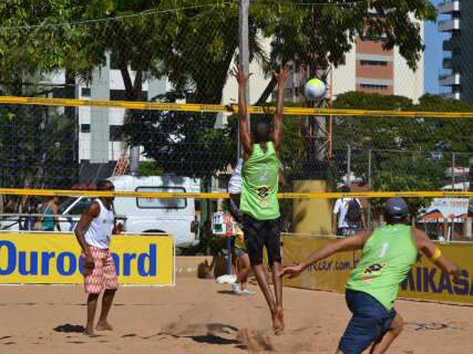  Definidos os campeões do Estadual de vôlei de praia, em Campo Grande