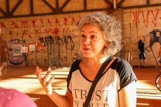Patrícia é professora que deu forças a iniciativa coletiva. (Foto: Henrique Kawaminami)