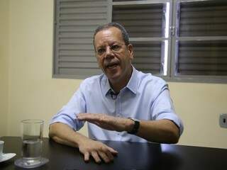 Marcelo Bluma, do PV, durante entrevista ao Campo Grande News. (Foto: Arquivo).