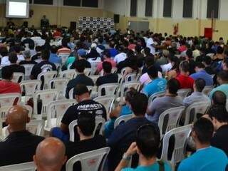 Policiais civis em assembleia no Sinpol (Foto: Divulgação)