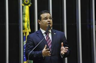 Deputado Fábio Trad usou a tribuna para cobrar investimentos no Sisfron (Foto: Divulgação)