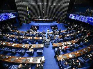 Plenário do Senado Federal nesta terça-feira (Foto: Roque de Sá/Agência Senado)