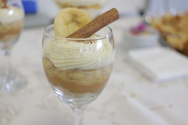 Verrine de Banoffee, sobremesa sofisticada, f&aacute;cil de fazer &eacute; de encher os olhos