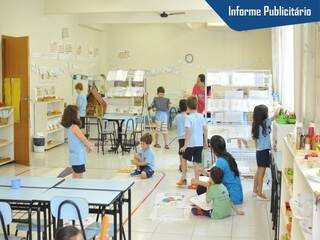 Pioneira e única na Capital a seguir a filosofia montessoriana, a Escola Maria Montessori fez 36 desde sua fundação. (Foto: Alcides Neto)