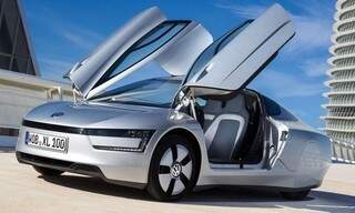 Híbrido futurista da VW faz 111 km com um litro de diesel