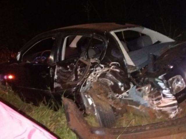Colis&atilde;o entre ve&iacute;culos mata jovem de 24 anos na rodovia MS-376