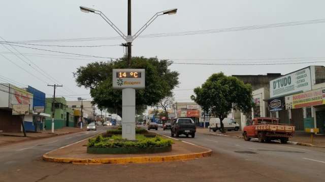 Cidade tem manh&atilde; nublada, com 13 graus e previs&atilde;o de chuva