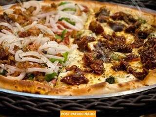 Rodízio tem mais de 40 sabores de pizzas doces e salgadas. (Foto: Divulgação)