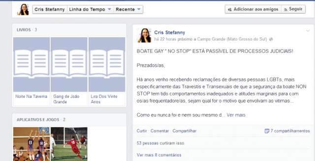 Confus&atilde;o entre dono de boate gay e travesti vira caso de pol&iacute;cia
