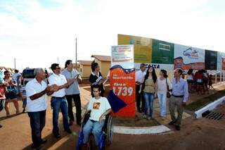 Nelson Trad Filho inaugura 292 moradias em Campo Grande, nove delas adaptadas para deficientes (Foto: Divulgação)