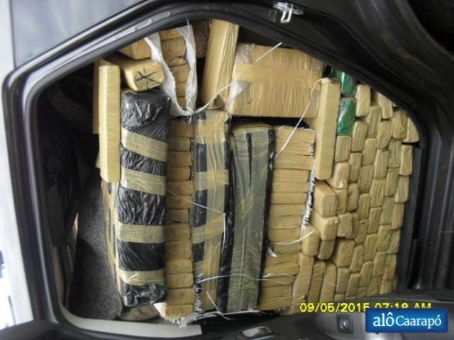 Traficante &eacute; preso transportando 1,3 t de droga que iria para Goi&acirc;nia