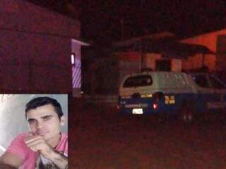 Rodrigo foi morto dentro de casa com três tiros. (Foto: Itaquiraí News)