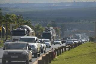 De  20  a  25 deste mês,  houve  17%  menos  acidentes  nas rodovias federais do país.  (Foto: José  Cruz/Agência  Brasil)