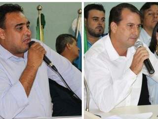 Paulo Mello (à esquerda) é prefeito interino e disputa eleição com Carlos Pelegrini (Fotos: A Gazeta News)