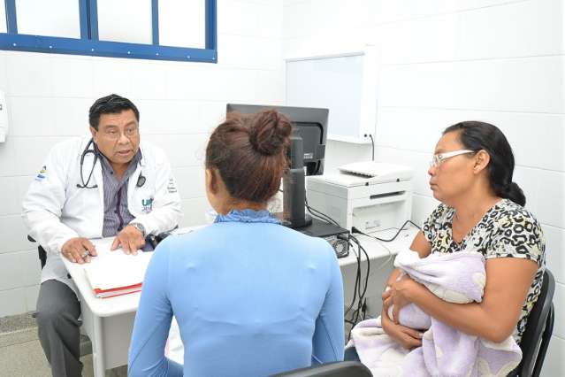 Ana Carla, 20 dias de vida, &eacute; a primeira paciente da nova UPA de Dourados