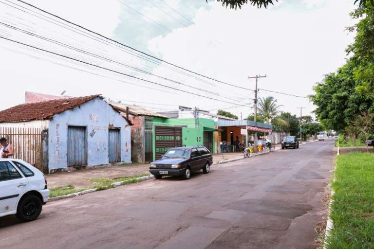 Casas antigas do bairro Santo Amaro (Foto: Henrique Kawaminami)