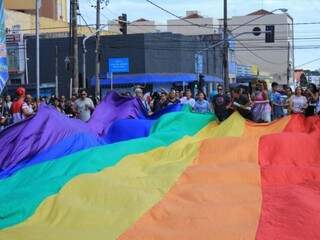 Imagem da Parada Gay do ano passado.