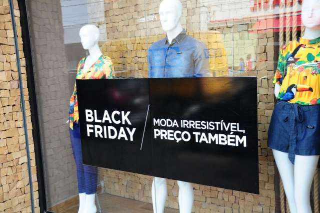 Estudo prev&ecirc; movimento de R$ 11 milh&otilde;es no com&eacute;rcio da Capital na Black Friday