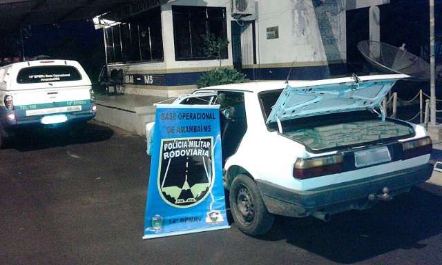 Rodovi&aacute;ria Estadual apreende 325 quilos de maconha na MS-289