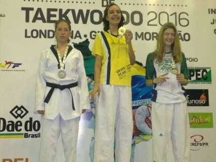 Atletas de Campo Grande conquistam medalhas no nacional de taekwondo
