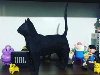 Gatos pretos. (Foto: Arquivo Pessoal)