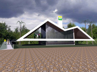 Simulação virtual mostra como será centro de múltiplo uso em Bonito (Foto: assessoria Delcídio)