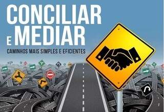 Folder da campanha do mutirão de conciliação (Foto: Divulgação/ TJMS)