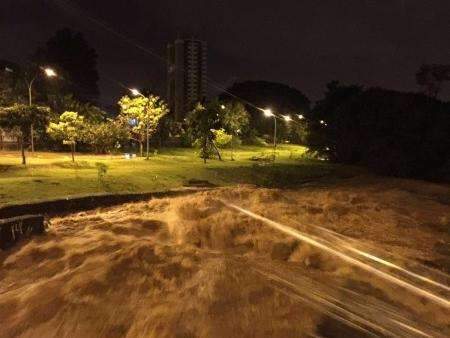 Jovens s&atilde;o arrastados por enxurrada e casa desaba durante a chuva