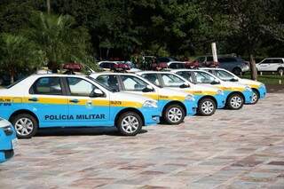 Serão locados 480 veículos para atuação da Polícia Militar. (Foto: Marcos Ermínio)