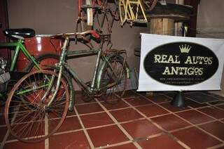 Modelo de bicicleta dos anos 40 (Foto: João Garrigó)