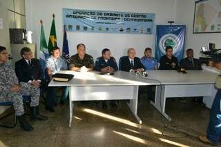 Abertura teve presença do secretário de segurança em Ponta Porã (Foto: Tião Prado/Ponta Porã Informa)
