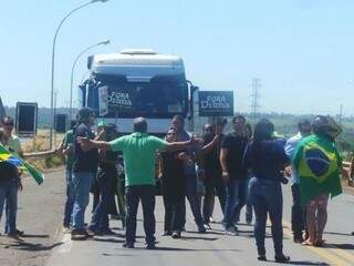 No local, o congestionamento chega a 5 km por causa da manifestação. (Foto: Ricardo Ojeda/ Perfil News)