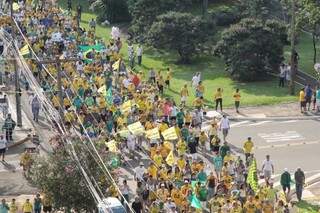 De acordo com a PM, manifestação reuniu apenas 1,3 mil. (Foto: Marcos Ermínio)