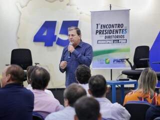 Presidente regional do PSDB, Sérgio de Paula, durante evento na Capital (Foto: Fernando Antunes -  PSDB)