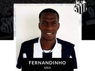 Meia Fernandinho está de volta ao clube (Foto: Operário FC/Divulgação)