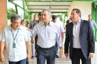 Governador visitou instalações acompanhado do presidente do Detran Gerson Claro. (Foto: Alcides Neto)