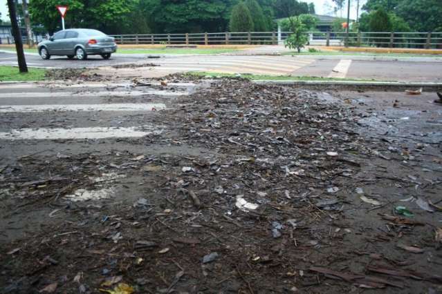 Temporal destelhou casas, derrubou &aacute;rvores e at&eacute; alagou local de vel&oacute;rio