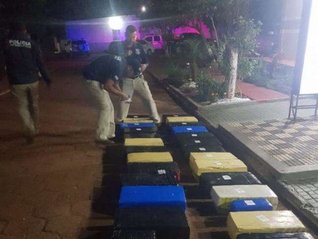 Brasileiros s&atilde;o presos com 700 kg de maconha em hotel na fronteira