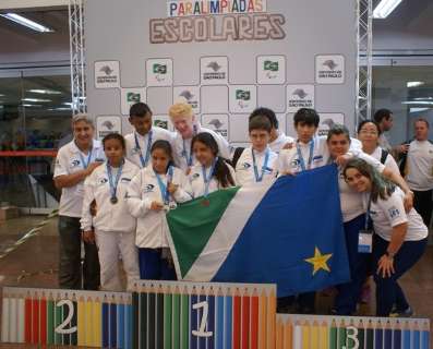 Judô fatura nove medalhas e MS segue na ponta nas Paralimpíadas Escolares