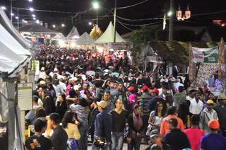 Cerca de 30 mil pessoas estiveram na última noite de festa. (Foto:João Garrigó)