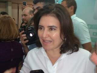 Simone disse que ficará o MDB até setembro, quando ocorrerá eleição à presidência (Foto: Leonardo Rocha)