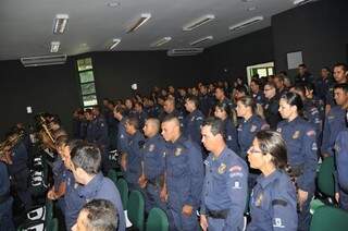 Dos 1.100 guardas do serviço operacional, 200 deles vão estar armados nas ruas, sendo 40 nas ações de trânsito. (Foto: Marcelo Calazans)