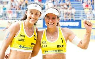 Talita e Larissa estreiam com vitória na Olimpíada do Rio de Janeiro (Foto: FIVB / Divulgação)