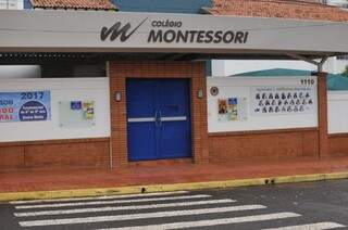 O Colégio Montessori fica na Rua Abrão Júlio Rahe, 1.110. (Foto: Alcides Neto)